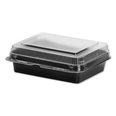 Dart Specialty Containers, Black/Clear, 18oz, 6.22w x 5.91d x 2.09h, PK200 851611-PS94